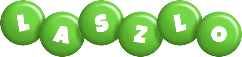 Laszlo candy-green logo