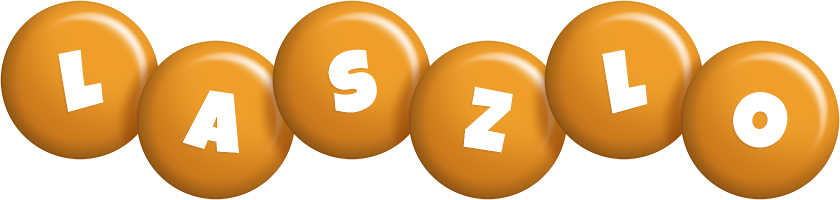 Laszlo candy-orange logo