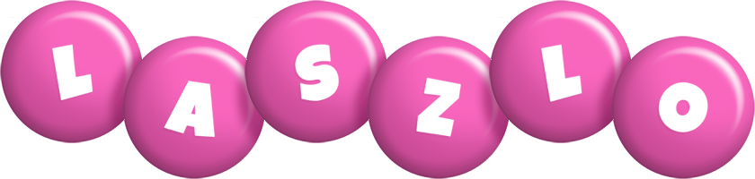 Laszlo candy-pink logo