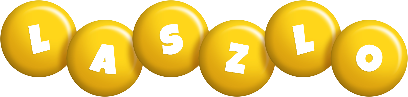 Laszlo candy-yellow logo