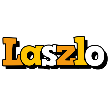 Laszlo cartoon logo