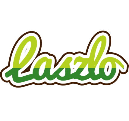 Laszlo golfing logo