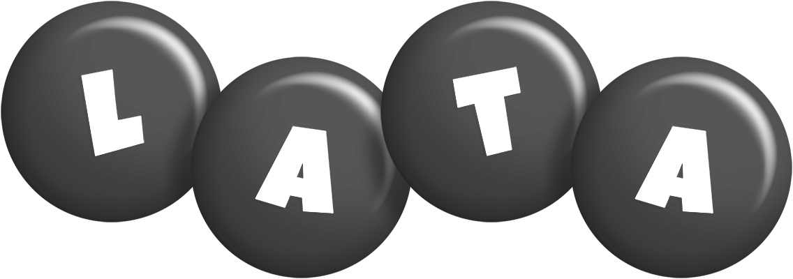 Lata candy-black logo