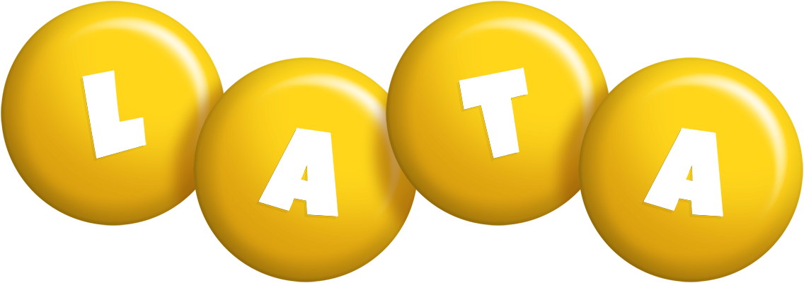 Lata candy-yellow logo