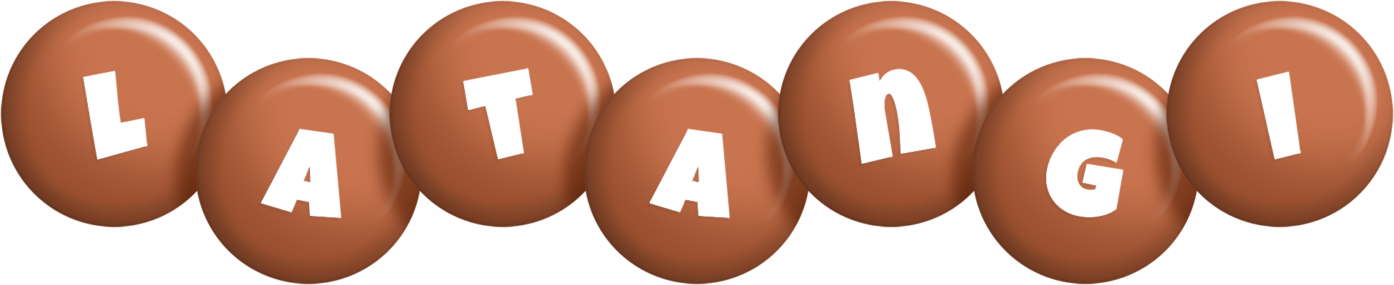 Latangi candy-brown logo