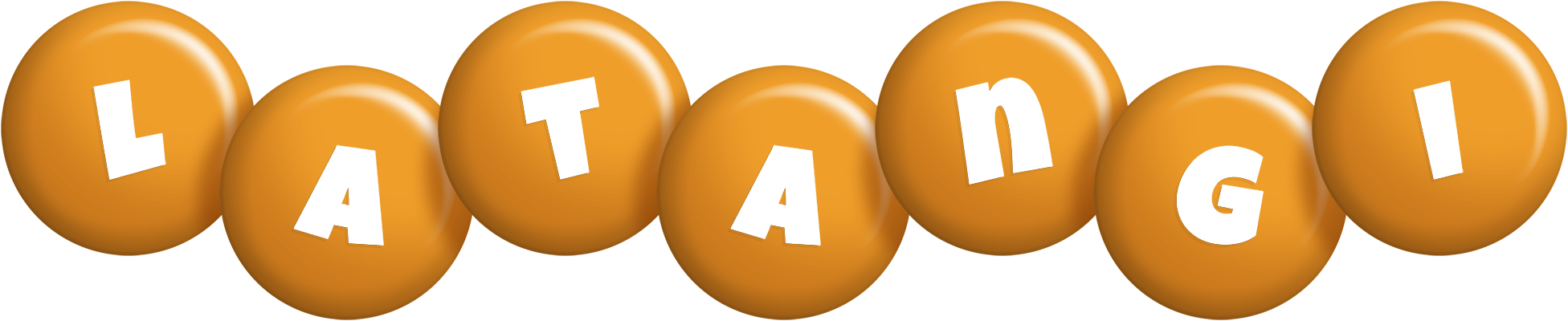 Latangi candy-orange logo