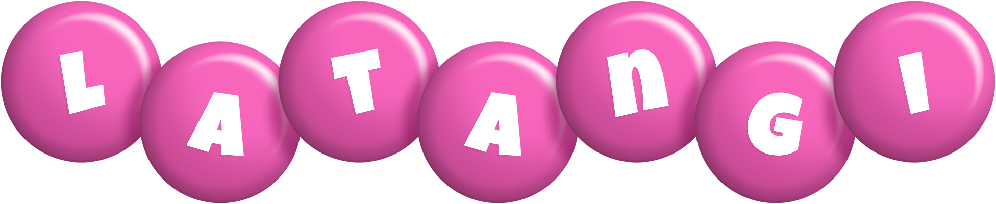 Latangi candy-pink logo