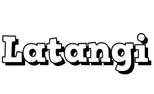 Latangi snowing logo
