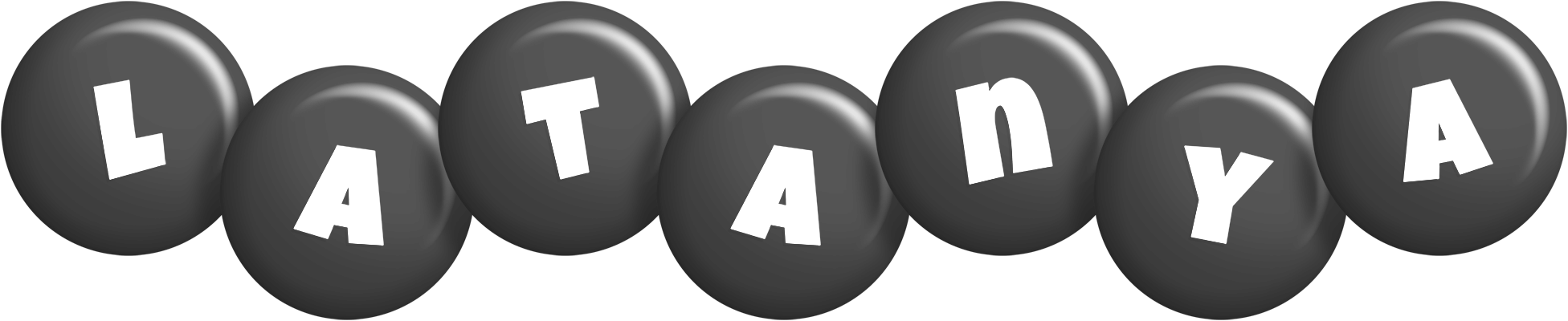 Latanya candy-black logo