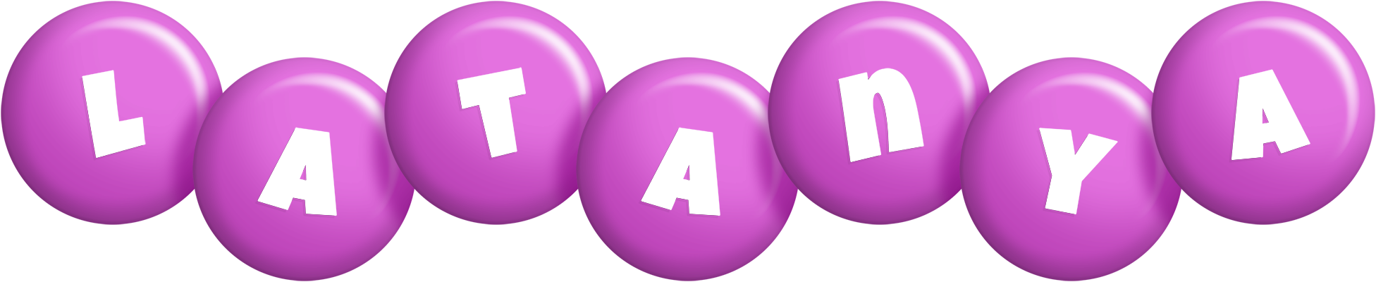 Latanya candy-purple logo