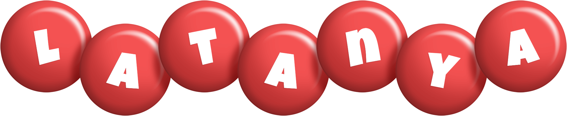 Latanya candy-red logo