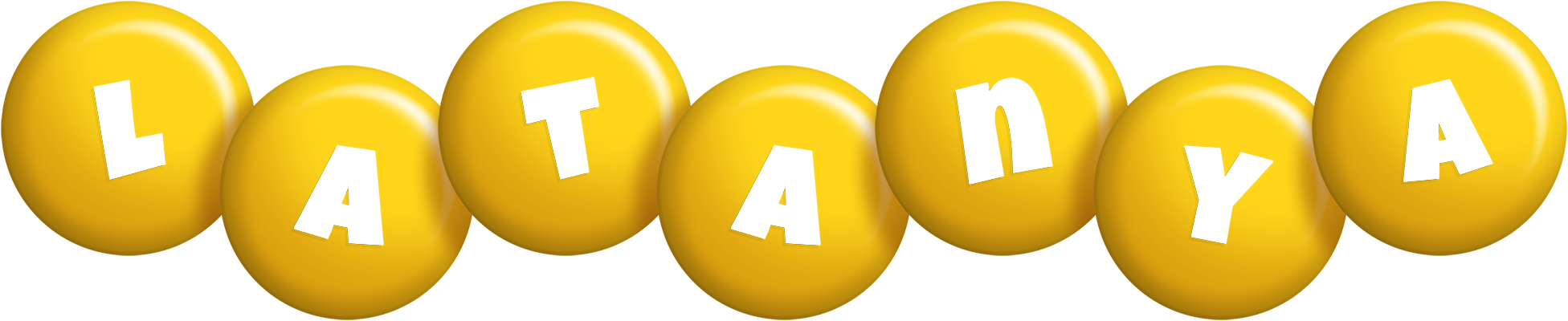 Latanya candy-yellow logo