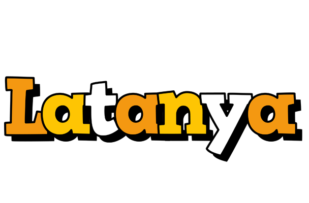 Latanya cartoon logo