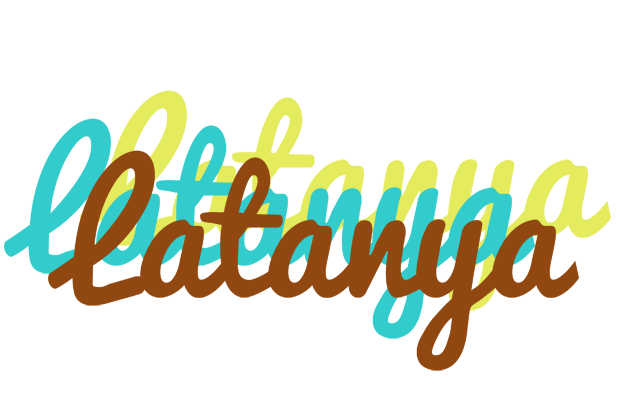 Latanya cupcake logo