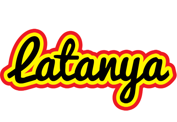 Latanya flaming logo