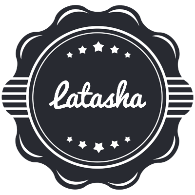 Latasha badge logo