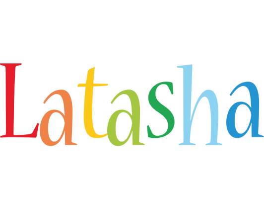 Latasha birthday logo
