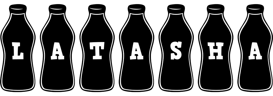 Latasha bottle logo