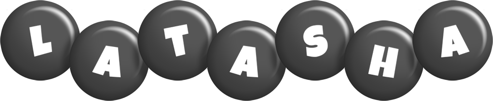 Latasha candy-black logo