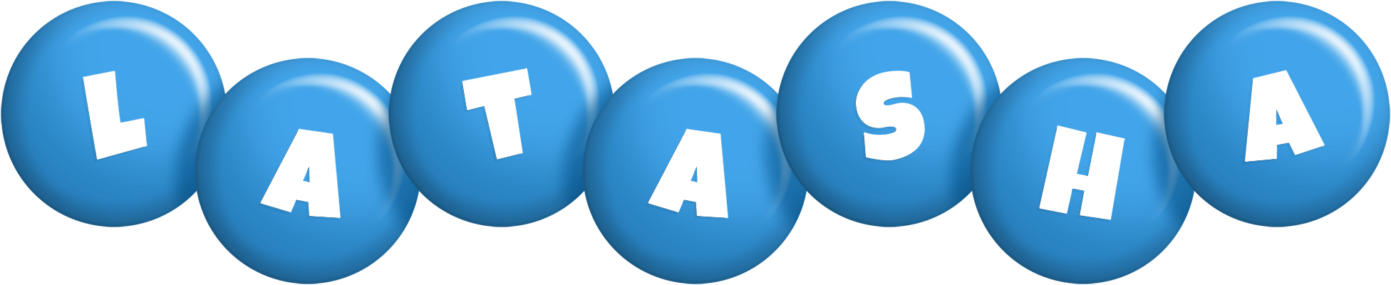 Latasha candy-blue logo