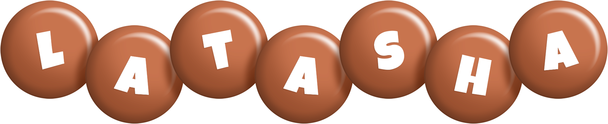Latasha candy-brown logo