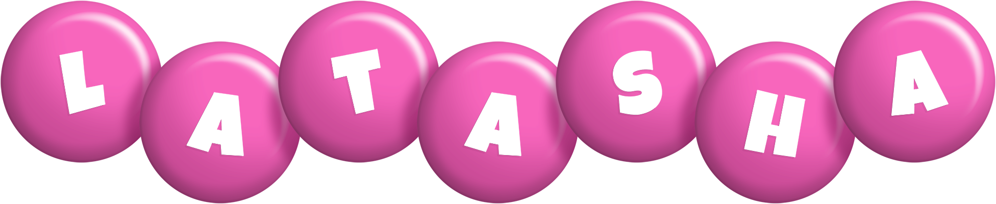 Latasha candy-pink logo