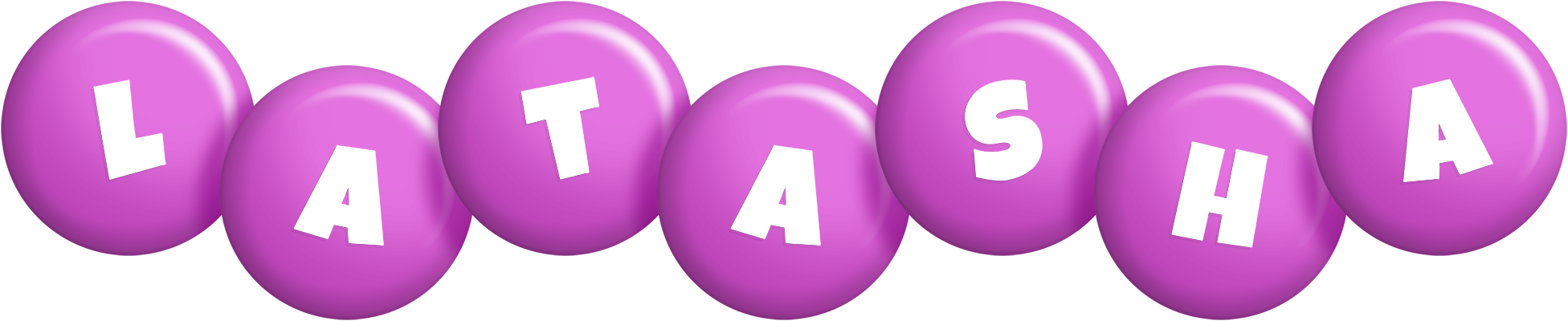 Latasha candy-purple logo
