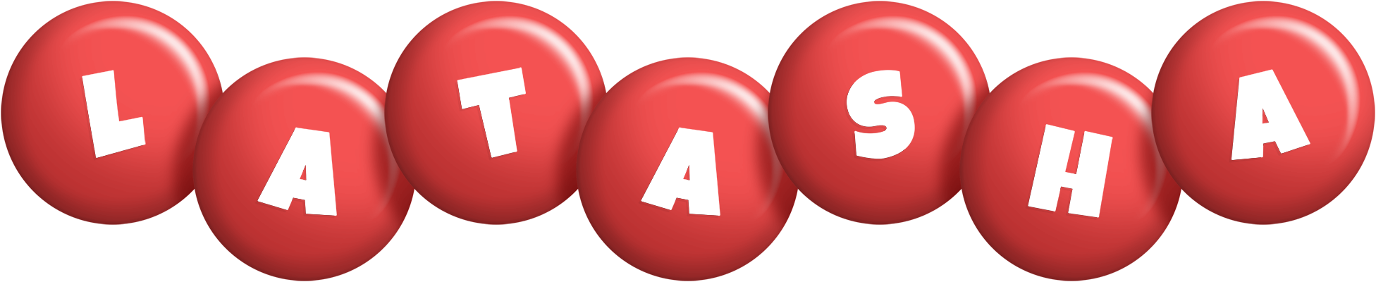 Latasha candy-red logo