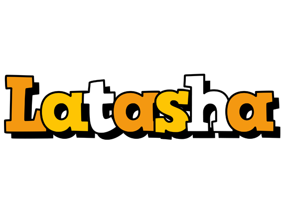 Latasha cartoon logo
