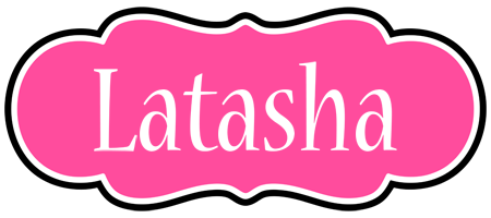 Latasha invitation logo