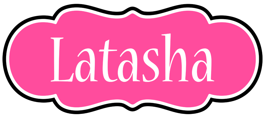 Latasha invitation logo