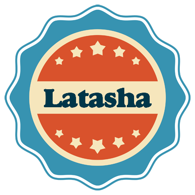 Latasha labels logo