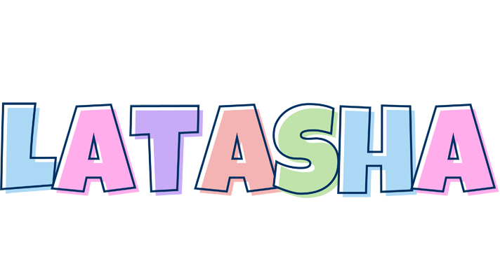 Latasha pastel logo