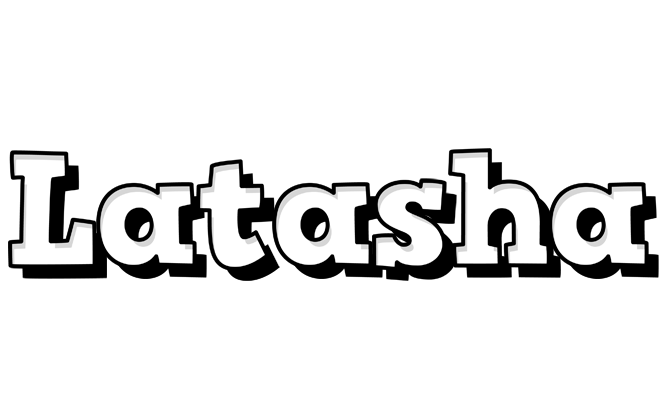 Latasha snowing logo