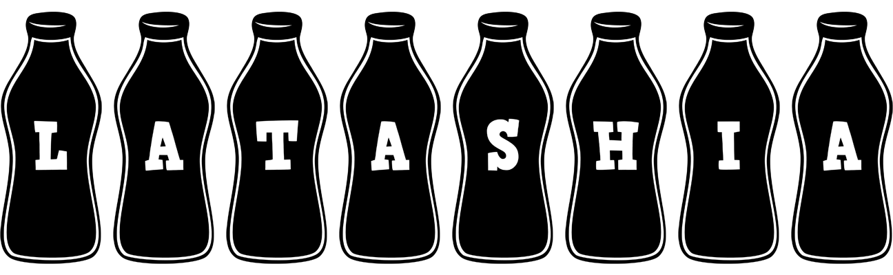 Latashia bottle logo
