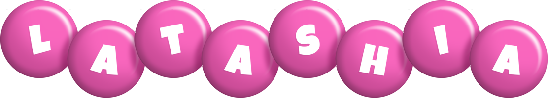 Latashia candy-pink logo