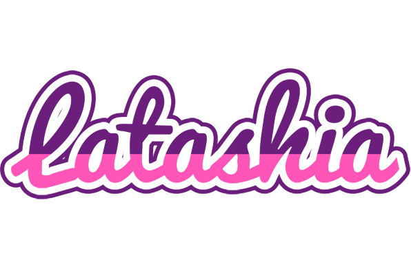 Latashia cheerful logo