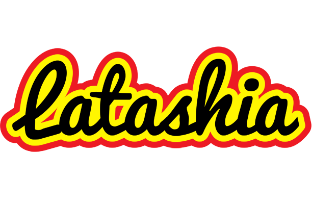 Latashia flaming logo