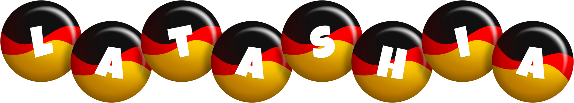 Latashia german logo