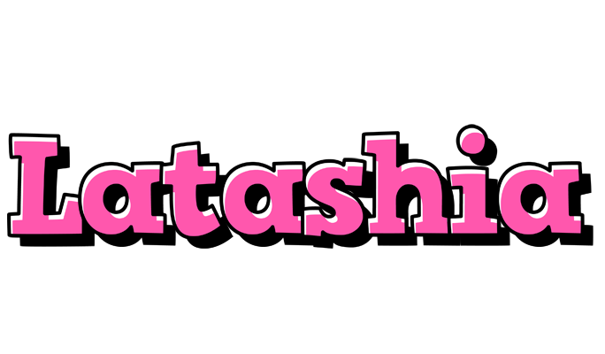 Latashia girlish logo