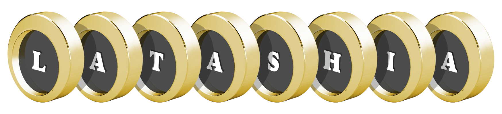 Latashia gold logo