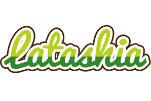 Latashia golfing logo