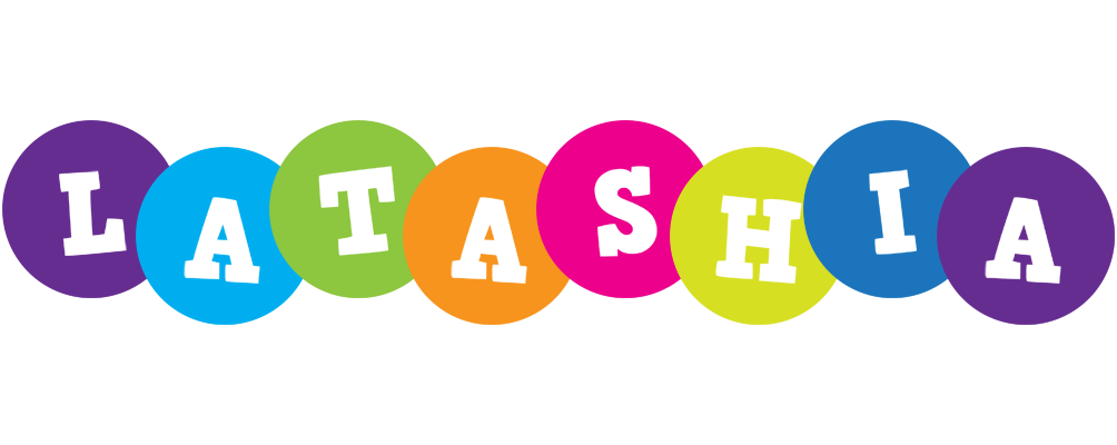 Latashia happy logo
