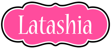 Latashia invitation logo