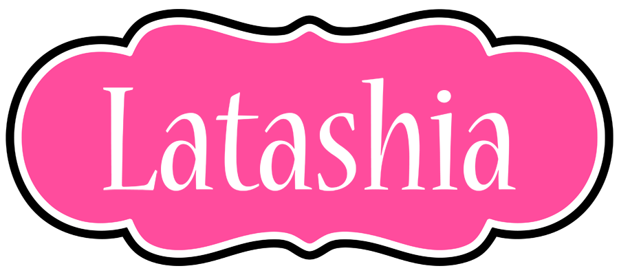Latashia invitation logo