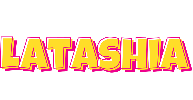Latashia kaboom logo