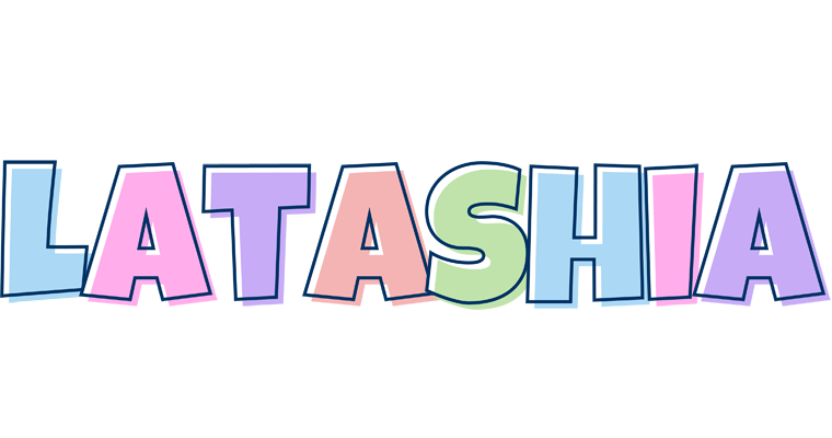 Latashia pastel logo