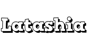 Latashia snowing logo