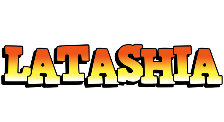 Latashia sunset logo