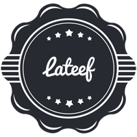 Lateef badge logo